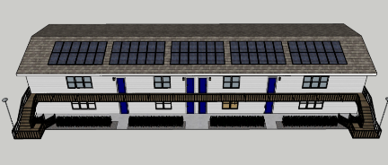 Garden Style Multifamily Case Study: Photovoltaics (PV) on South-Facing Roof
